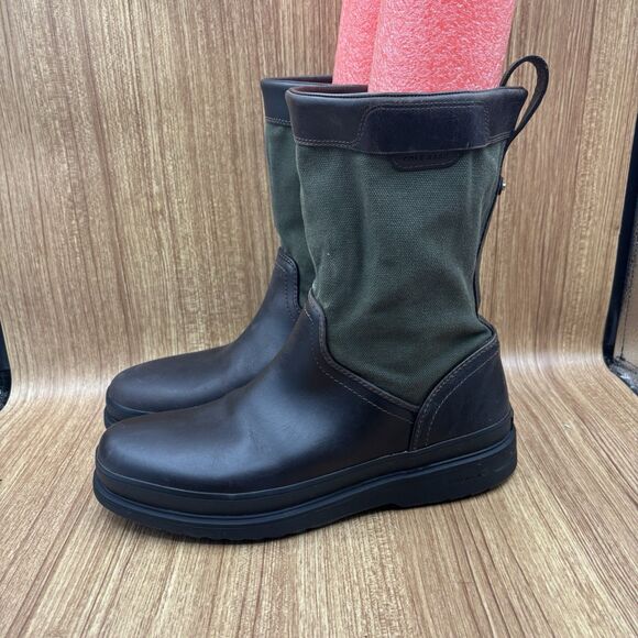 Cole Haan Millbridge Waterproof Men’s Boots Size 8.5 M C25985 Brown And Green - Picture 3 of 12